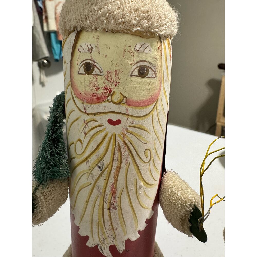 Silvestri Santa Clause St Nick Metal Whimsical Taper Candlesticks - Picture 2 of 7